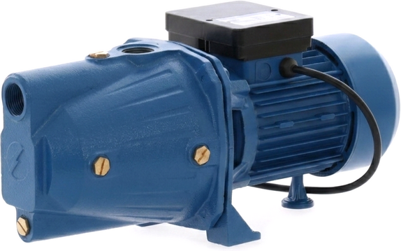 Hyundai JET100L - Elettropompa autoadescante da giardino con attacchi da 1" (25mm) - Acque chiare - 750 W