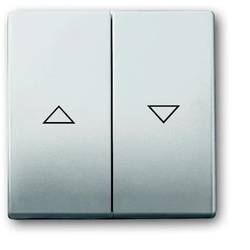 Busch-Jaeger Abdeckung Jalousie-Schalter Edelstahl 2CKA001751A2964 1 St.