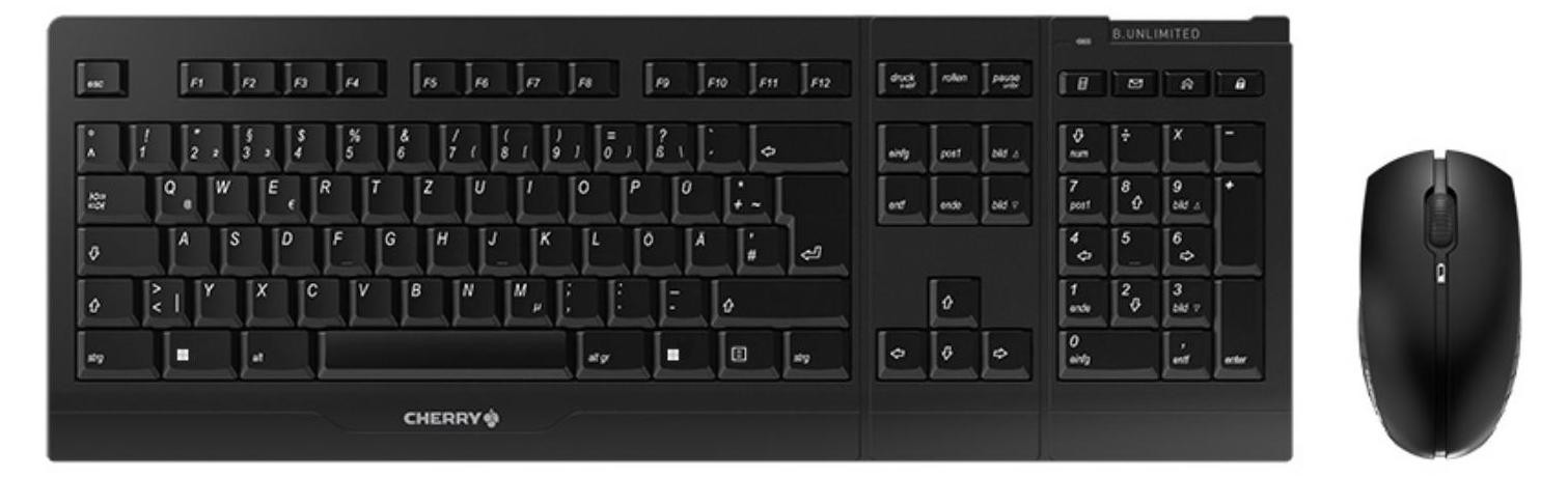 Cherry JD-0410DE-2 Desktop-set B.UNLIMITED 3.0 - zwart