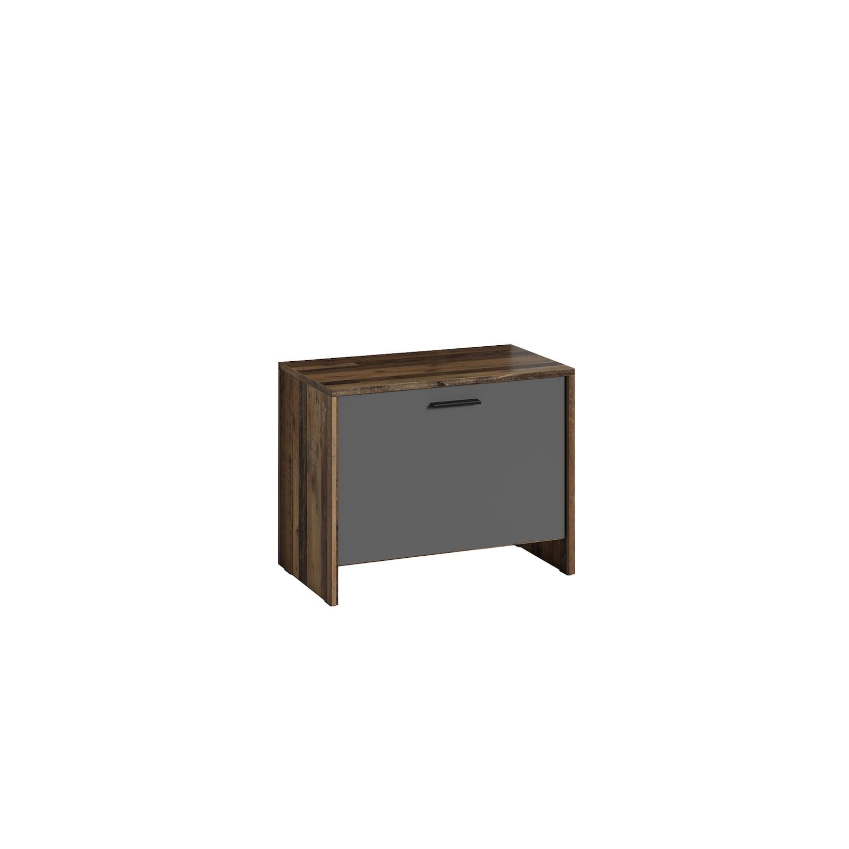 byLIVING Sitzbank BEN, Breite 60 cm, Old Wood (Altholz-Optik)/anthrazit