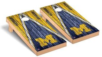 Skip's Garage Michigan Wolverines 2x4 Pro Cornhole Boards - V8