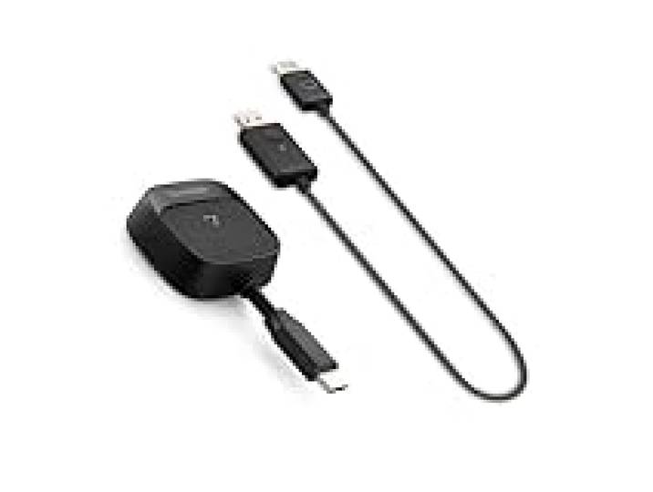 ViewSonic WPD-900 Kit de Diffusion Écran sans Fil, Partage d’Écran 1080p Full HD, Chargement USB-C, Compatible Miracast & AirPlay pour Entreprises & Éducation