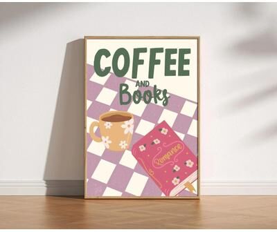 Uplift Picks Minimalist Coffee Wall Art Retro Kitchen Poster For Coffee Lovers 08 20x30 Cm