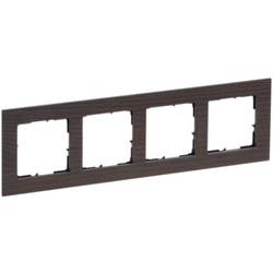Legrand 4fach Rahmen Rahmen Seano Holz 766134 1 St.
