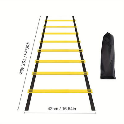 Speed Agility Ladder For Sports Training Nylon Straps For Enhanced Flexibility And Football Performance 4m