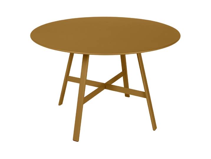 Tisch, Stahl, Ø 117 cm, Höhe 75 cm, Zeitlos Elegant, Modern, Fermob