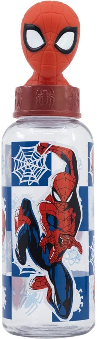 Spider-Man 3D Läpinäkyvä Juomapullo 560ml Stor