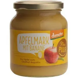 Apfelmark ungesüßt mit Banane