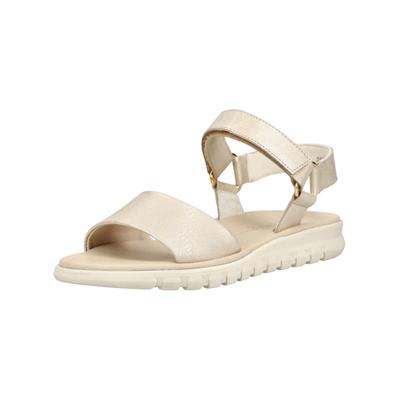 Riemchensandale PAUL GREEN "Paul Green Sandalen Leder", Damen, Gr. 40, Leder, beige (shell), Schuhe Riemchensandale
