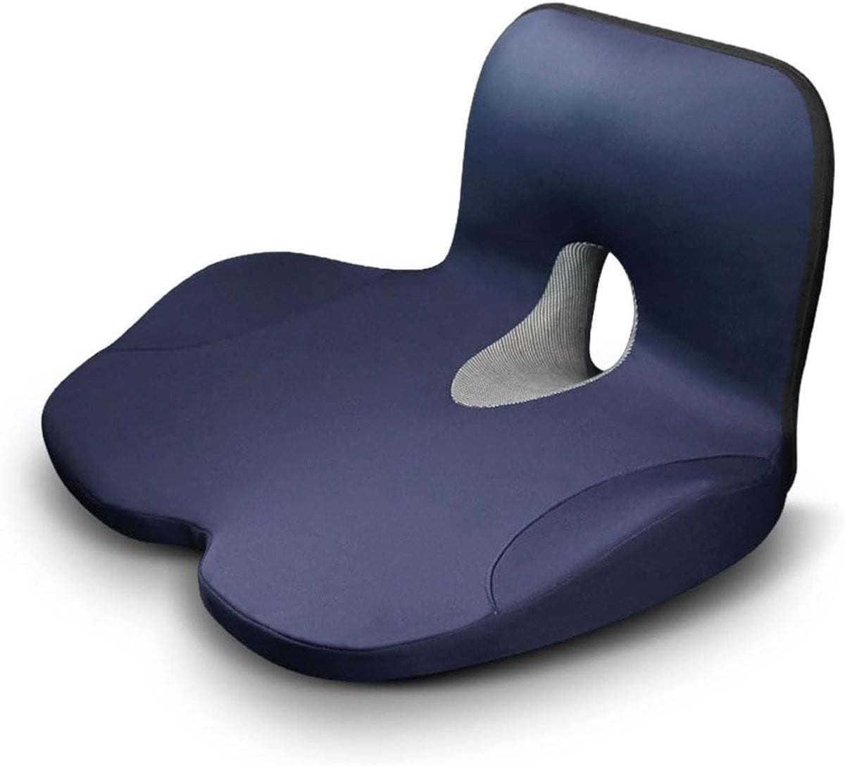 Merkloos Autostoel Verhoger - Comfortabel Zitkussen van Traagschuim - Navy Blue