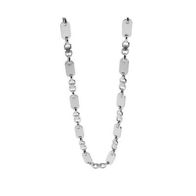 Kette ohne Anhänger ADELIA´S "Unisex Edelstahl Halskette" Gr. 55, silber, Halsketten, Damen, 55, Edelstahl