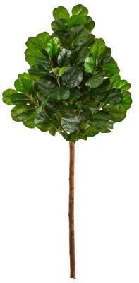 Nearly Natural 6.5' Artificial Fiddle Leaf Tree without pot
