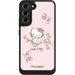 Nivocase Handyhülle für Samsung Galaxy S22+ Hülle NIVOpure Case Schwarz Fanartikel Hanami Hello Kitty (Samsung Galaxy S22+), Smartphone Hülle, Schwarz
