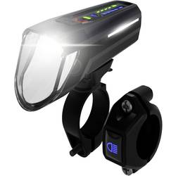 FISCHER FAHRRAD Fahrrad-Scheinwerfer LED batteriebetrieben Schwarz 50690