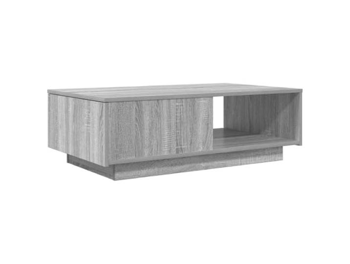 GHVBNMF Couchtisch Graues Sonoma 95x55x31 cm Holzwerkstoff Schublade Flacher Sofatisch aus Holzwerkstoff in Graues Sonoma mit geräumiger Schublade für Ordnung im Wohnzimmer.