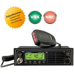 ALBRECHT AE6491N - CB-Mobilfunkgerät, VOX Freisprechfunktion, 12/24 Volt, CTCSS, 4