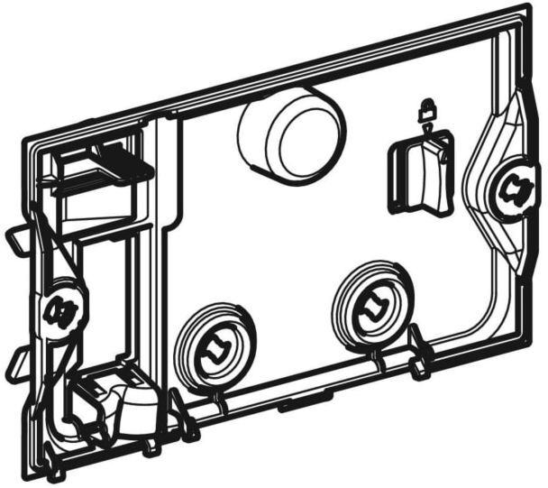Geberit Schutzplatte für DuoFresh Modul 243975001 für Sigma UP-SPK 12 cm