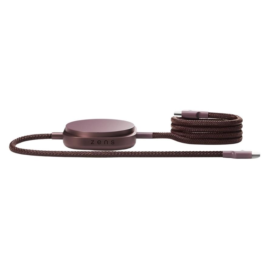 Zens Ładowarka indukcyjna Pro 2 Qi2 15W USB-C/USB-C wiśniowy (15 W) (ZECC05R/00)