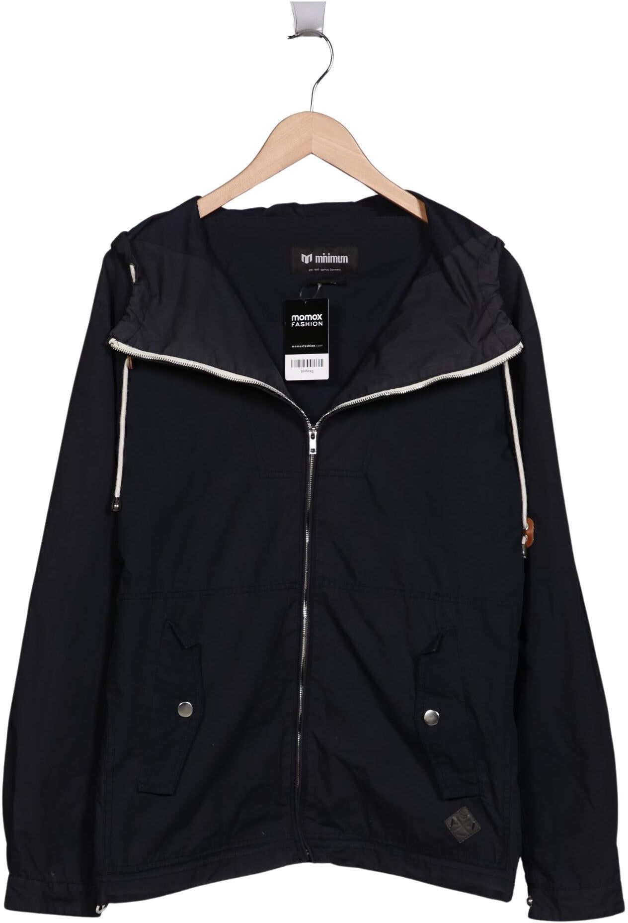 Minimum Damen Jacke, Marineblau, Gr. M, Baumwolle / Synthetik - Second Hand