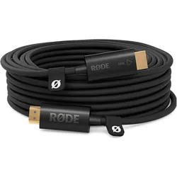 RØDE 20m - 2.1 HDMI Cable (Dia 5mm) - Black (20 m), Videokabel, Schwarz