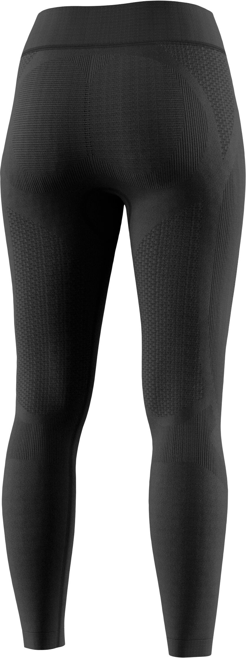 Funktionstights BAUERFEIND "COMPRESSION TIGHTS LONG", Damen, Gr. S, N-Gr, grau (anthrazit), Jersey, Obermaterial: 90% Polyamid, 10% Elasthan, Hosen Funktionstights, mit gezielter Zonenkompression, aktivierende Kompressionszonen