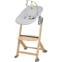Kinderkraft Hochstuhl ENOCK inkl. Babywippe CALMEE, grau