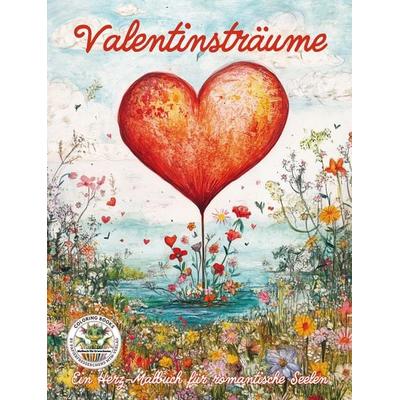 Valentinsträume - Ein Herz-Malbuch für romantische Seelen, Nonbook von Nanja Holland, Papierfresserchens MTM-Verlag, 978-3-99051-348-4