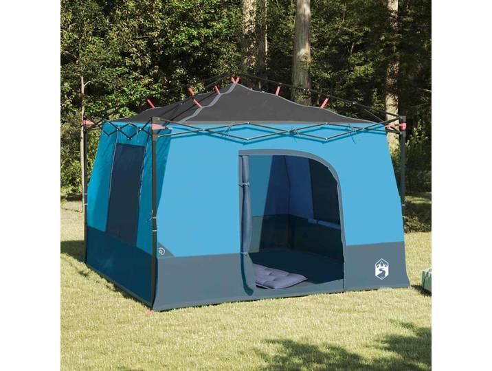 vidaXL Innenzelt 6 Personen Blau Taft