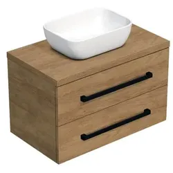 SAT Badezimmerschrank Cube Way Hickory-Eiche CUBE46C803DH45