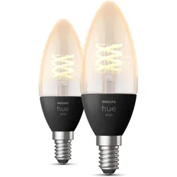 Philips Hue, Leuchtmittel, White (E14, 300 lm, 2x)