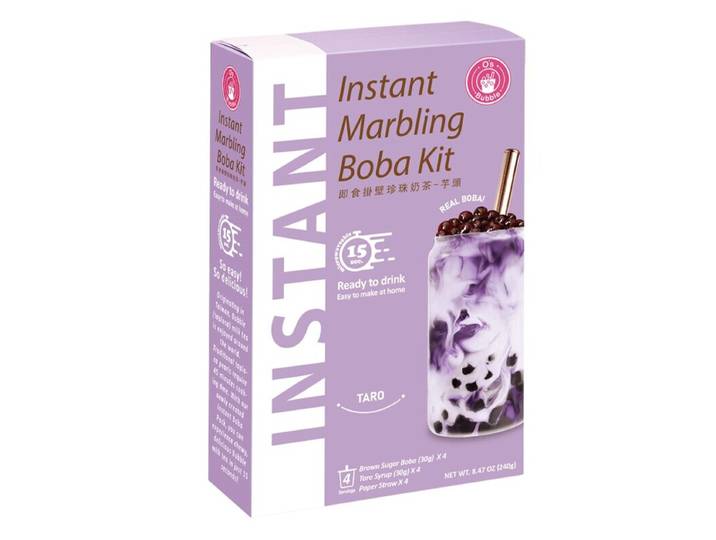 O's Bubble Instant Boba Taro Bubble Tea - 240 g