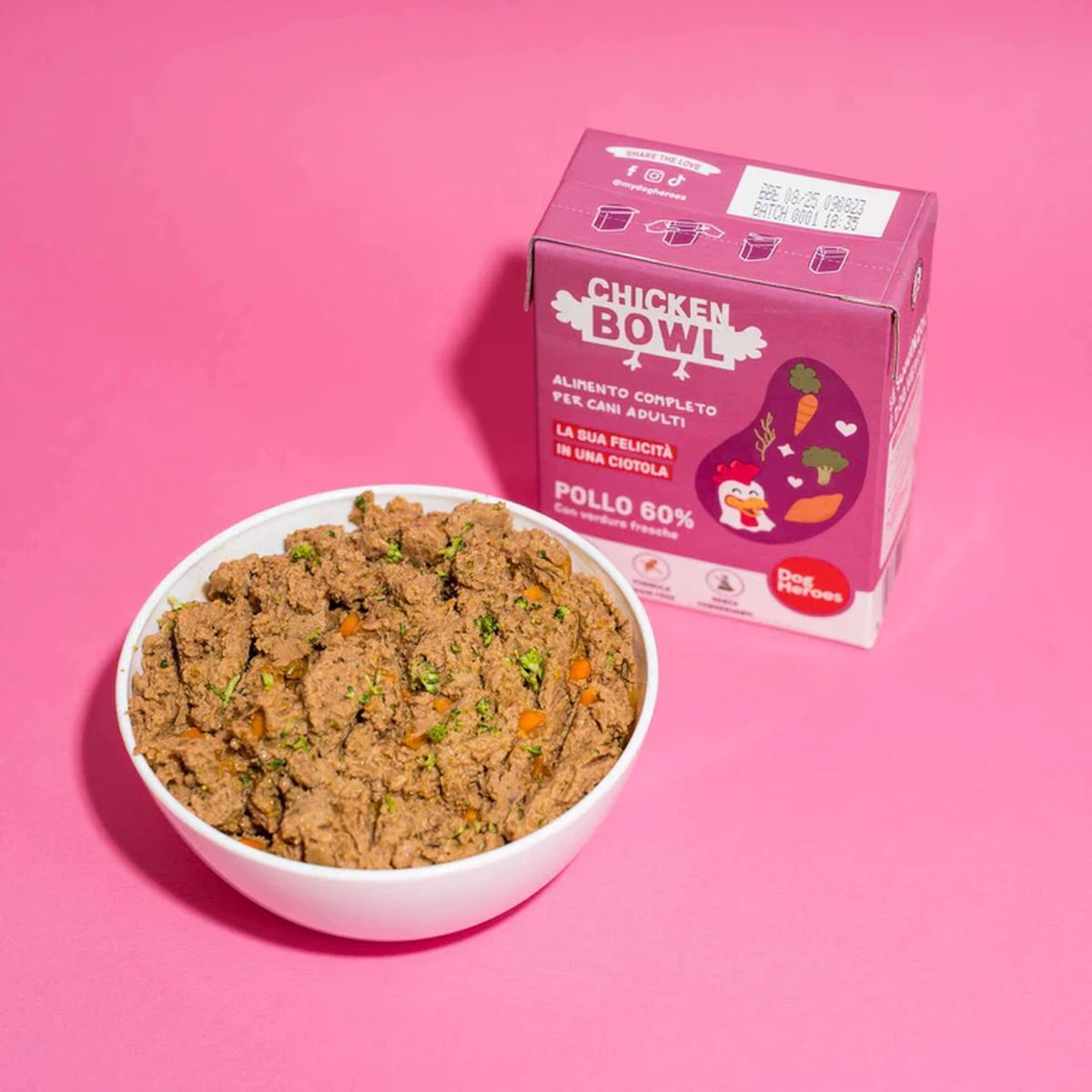 Dog Heroes Bowl Cane Pollo 390G