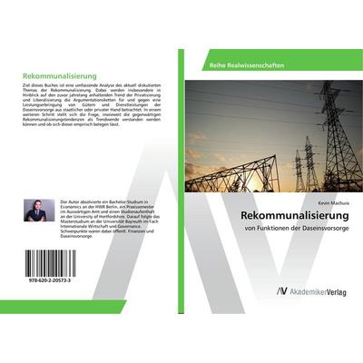 Rekommunalisierung, Taschenbuch von Kevin Machura, AV Akademikerverlag, 978-620-2-20573-3