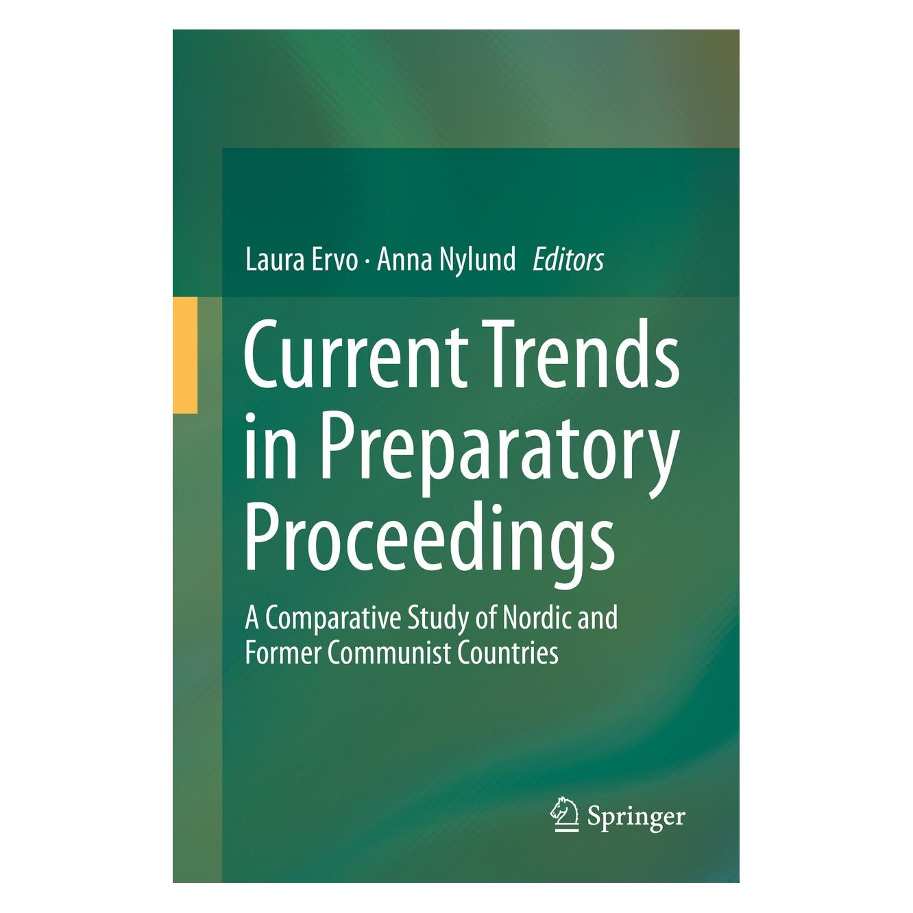 Springer Current Trends in Preparatory Proceedin (Englisch, Hardcover, Anna Nylund, Laura Ervo) (9783319293233)