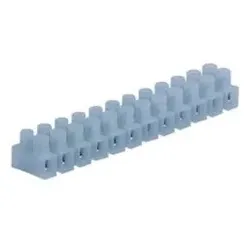 Pollmann 3700109 Europa Klemmleiste 12x2,5q natur PA  - 10 Stück