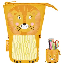 herlitz Stiftehalter Lion 14,0 x 7,5 x 18,5 cm gelb