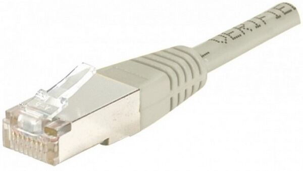 Onedirect Câble RJ45 CAT 6 FTP 2 m Gris Câble réseau - Ethernet