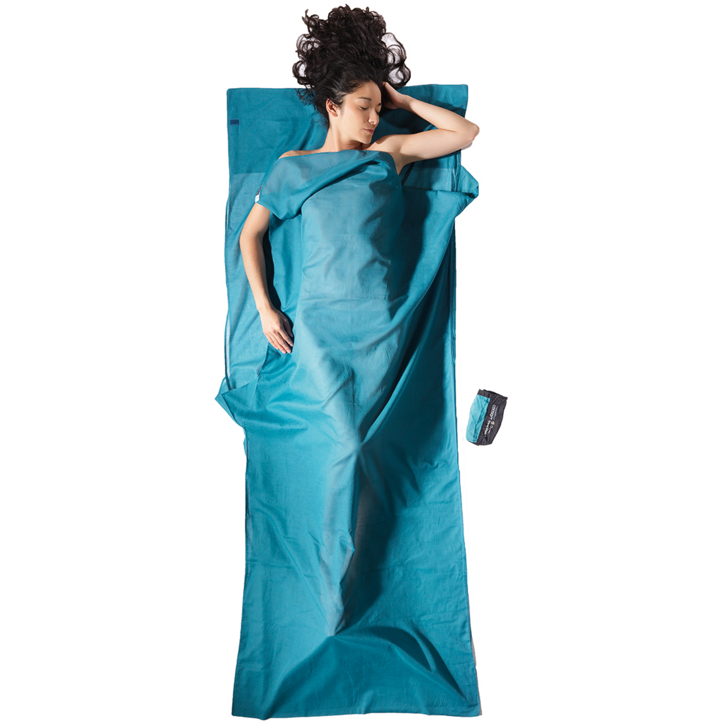Cocoon TravelSheet Insect Shield Egyptian Schlafsack Hüttenschlafsäcke & Inlets tuerkis Größe max. 200cm Trekking