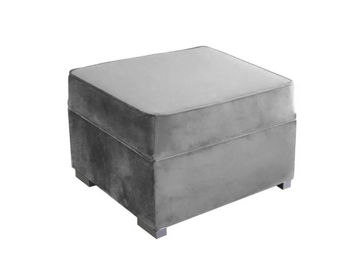 NACANAPA Hocker MONACO PIC (Weiches und angenehm zu berührendes Gewebe), Vorratsbehälter, elegante einfache Form