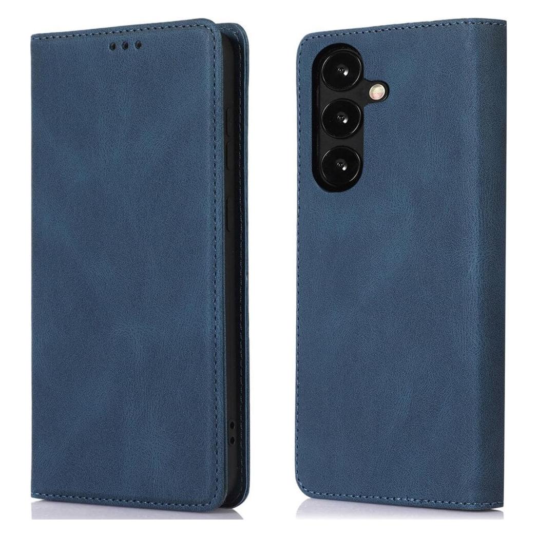 Cover-Discount Galaxy A15 - Vintage Flip Case Hülle blau (Samsung Galaxy A15) (660172227E)