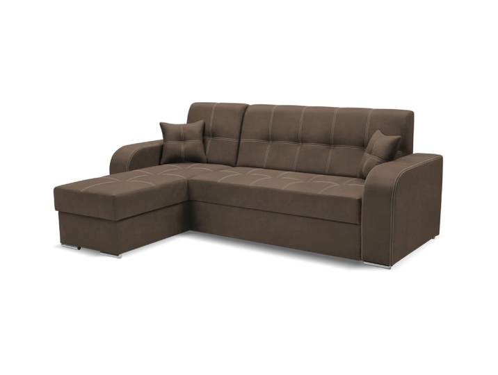 Ecksofa MISOL Links Braun (Yuma 38)