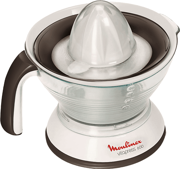 Exprimidor - Moulinex Vitapress PC300B, Capacidad 0.6L, 25W, Jarra de plástico