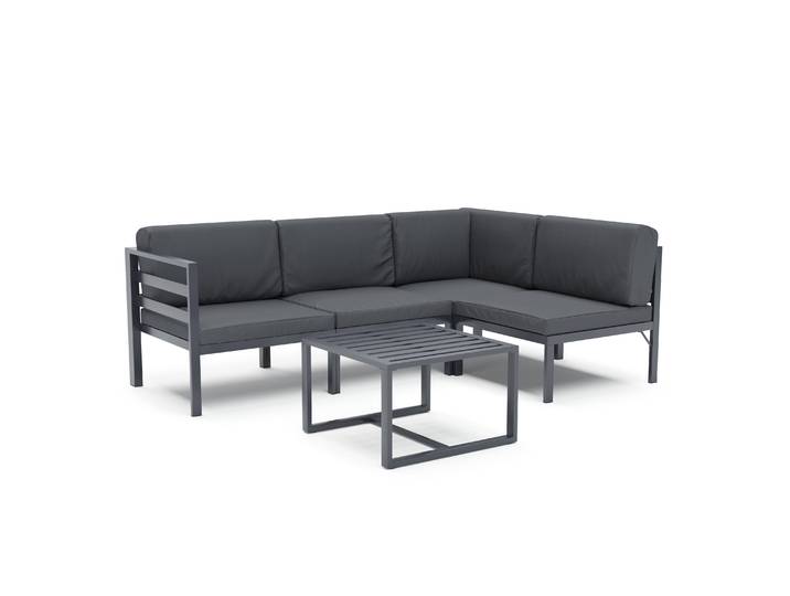 Lounge SAMBIA 5-teilig anthrazit