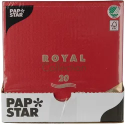 Papstar Servietten RC rot 40x40 cm 20 Stück