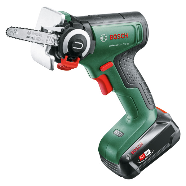 Bosch Akku-Säge mit NanoBlade-Technologie UniversalCut 18V-65, Ladegerät AL 18V-20 06033D5202