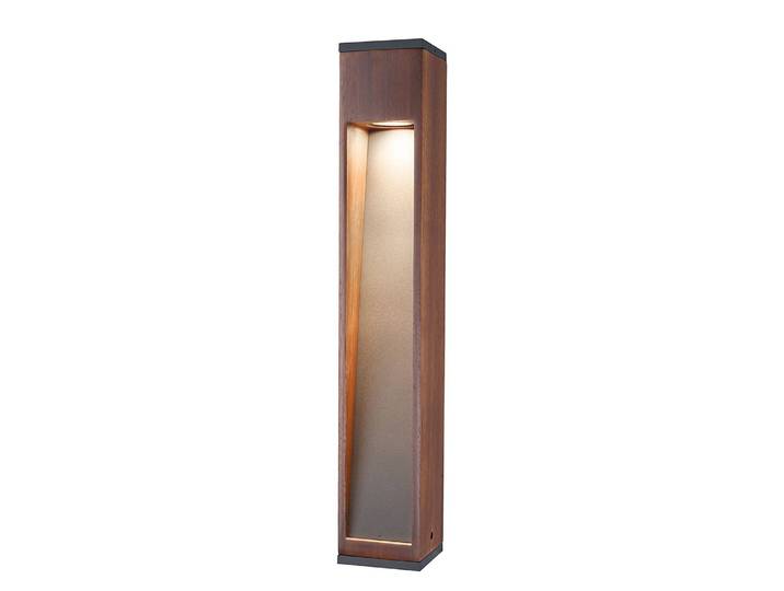 Borne éclairage extérieur Trabia 60cm Marron