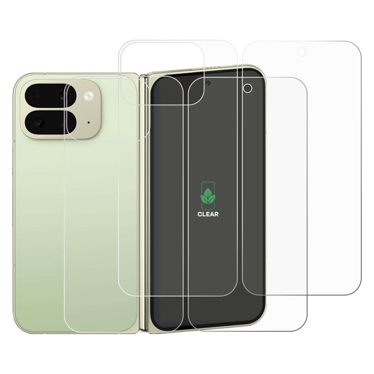 ScreenLeaf Schutzfolie für Google Pixel 10 Pro Fold (Display+Rückseite) Displayschutz Display Schutz Folie K (2 Stk., Google Pixel 10 Pro Fold) (6160271)