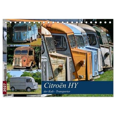 Citroën HY der Kult -Transporter (Tischkalender 2027 DIN A5 quer), CALVENDO Monatskalender