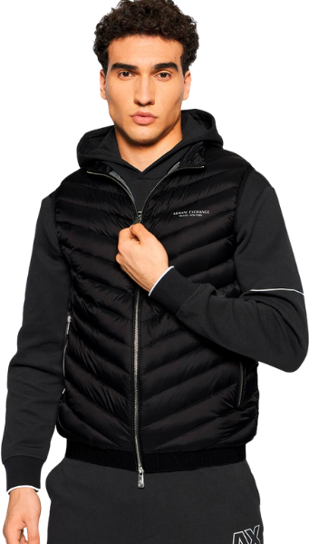 Chaleco Armani Exchange Hombre Negro M