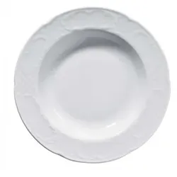 GÜRAL Porselen Flora Tiefer Teller 24 cm Gural flo24ck00 12er-Pack